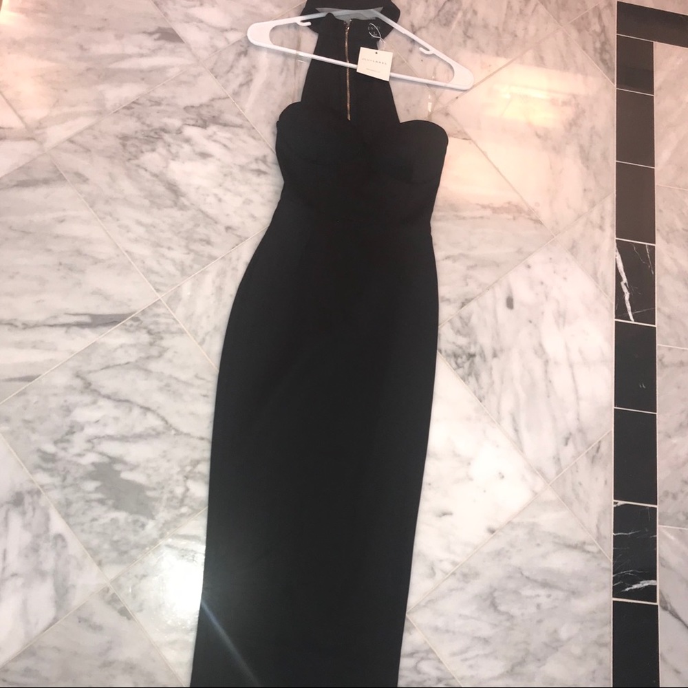 Black bustier choker dress - Picture 3 of 8